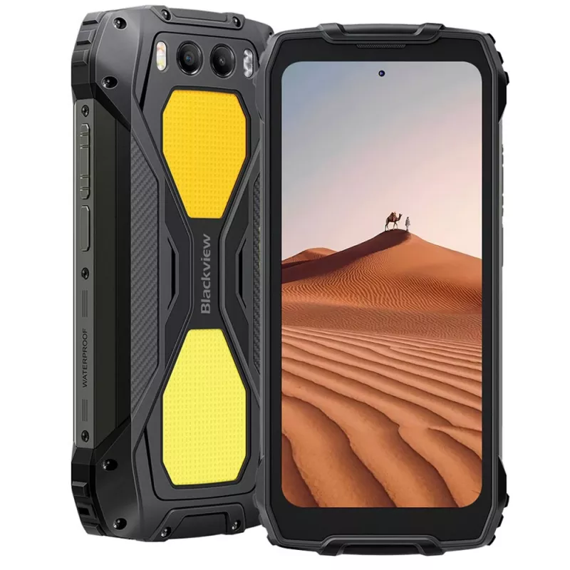 Blackview BV7300 16.9 cm (6.67) Dual SIM Android 14 4G 6 GB 256 GB 15000 mAh Black, Yellow