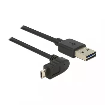 USB cable DeLOCK 83857 USB 2.0 3 m USB A Micro-USB B Black
