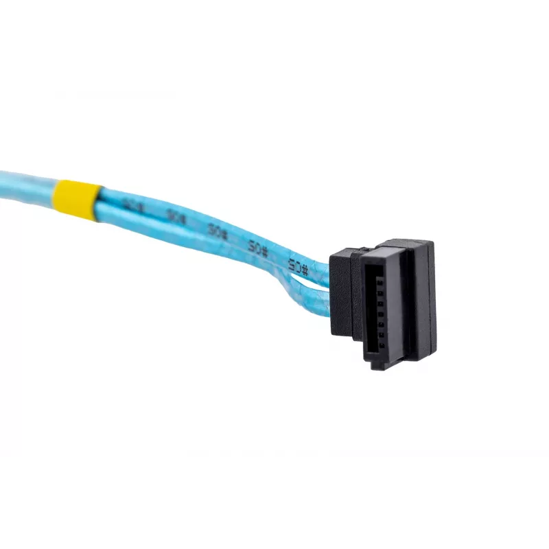 SATA cable Supermicro CBL-0186L 4x round 0.56 m, SATA I, straight male–male, black/blue/white