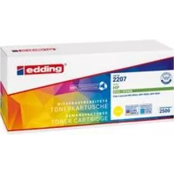Edding EDD-2207 Toner replaces HP 203X (CF542X) Yellow 2500 Pages compatible Toner (18-2207)