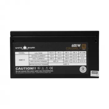 Power Supply White Shark GPSU-B600S Colonel-3 600W