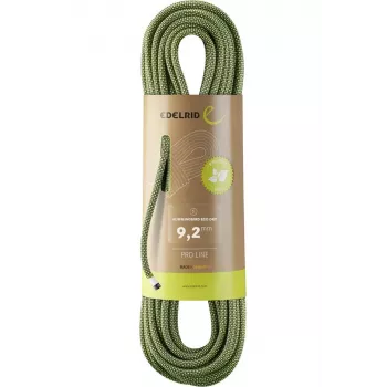 Rope Dry Hummingbird EDELRID 9.2 mm 70 m Night Citrus