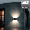 LED wall lamp MACLEAN MCE366 with dusk and motion sensor