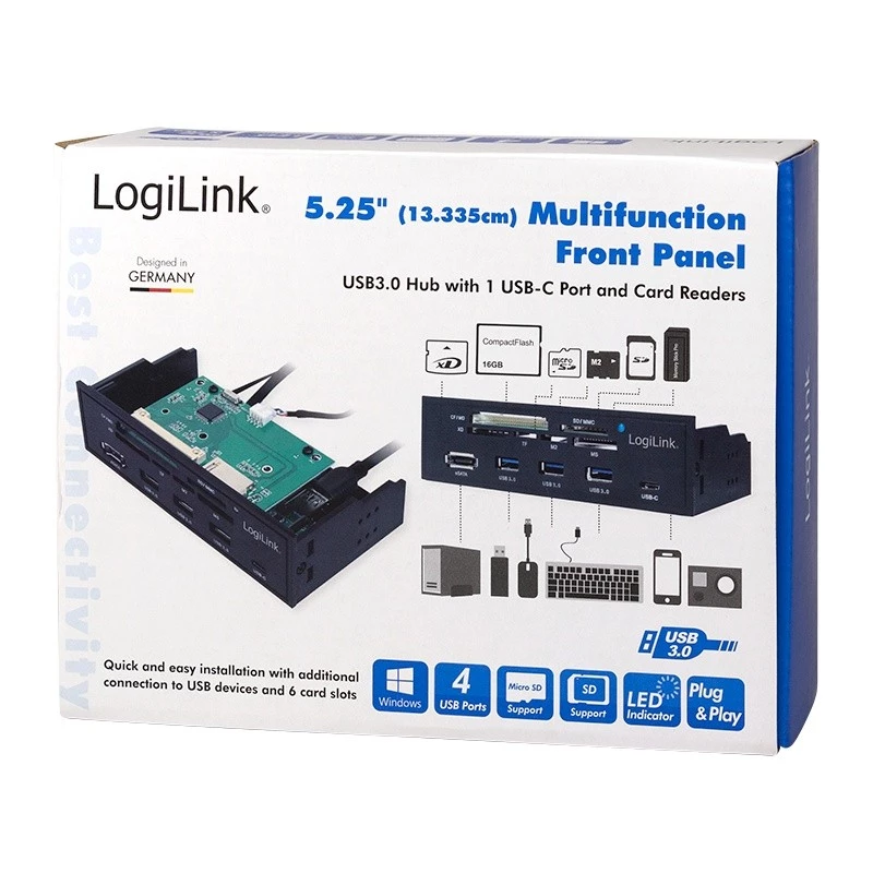 Card Reader LogiLink UA0341 SATA Internal Black