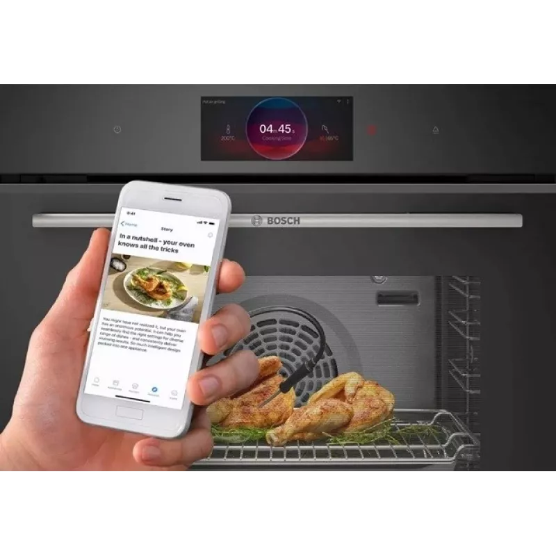 Bosch Serie 8 HBG7722B1 oven 71 L 3600 W Black