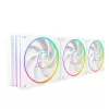 Case fan MODECOM VOLCANO LOOP 120 ARGB White — 120 mm, ARGB lighting, PWM support, 400–1400 RPM