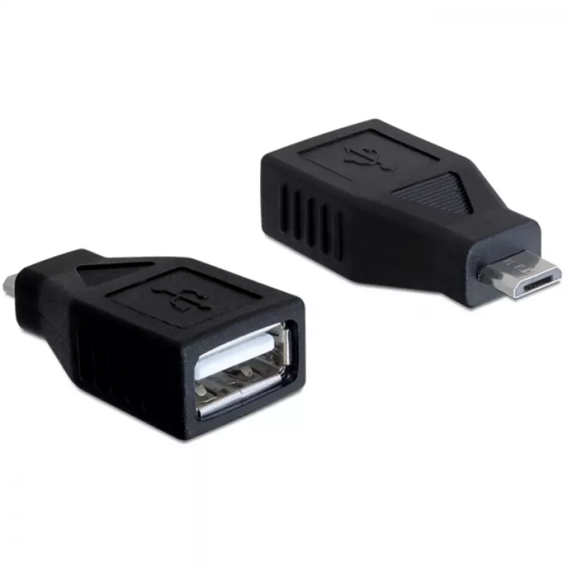 DeLOCK - USB-Adapter - USB Type A, 4-pin (W) - 5-pin Micro-USB Type B (M) (65296)