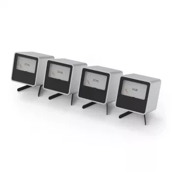 Dial Controller Streacom VU1-Dial Silver USB Type-C — rotary controller for system fans, RGB and audio control