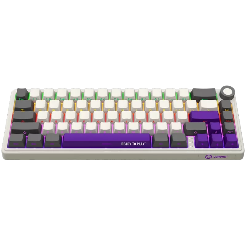 Wireless Mechanical Gaming Keyboard LORGAR KBP70MW 65% Layout Beige