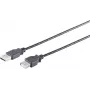 USB Cable S/CONN 13-24305 USB 2.0 0.3 m Black