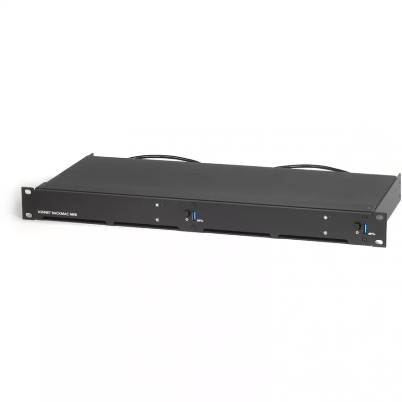 Sonnet RackMac mini 1U Rack Mounting Kit for Two Mac minis - Black