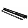 Patchpanel Extralink 24-port U/UTP (UTP) modular, 1U, black, 482.6 mm width