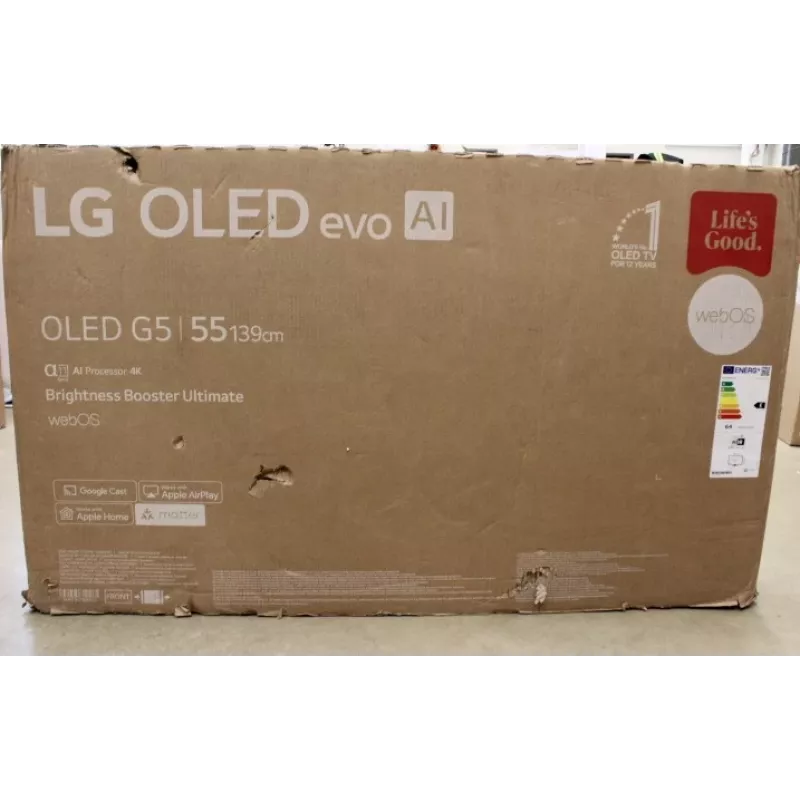 OLED TV LG OLED55G51LW 55 inch Smart TV webOS 25 UHD — damaged packaging