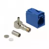 Coaxial connector DELOCK 89715 — FAKRA C male, 90° right-angle, 13.8×21.5×9.5 mm