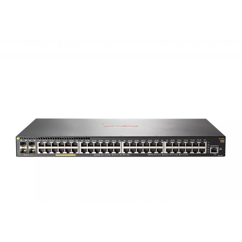 HPE Aruba Networking 2930F 48G PoE+ 4SFP+ - Switch - L3 - managed - 48 x 10/100/1000 (PoE+)
