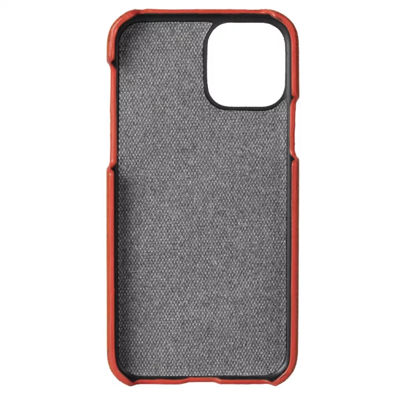 Protective phone cover Krusell Birka for Apple iPhone 11 Pro Max — rust color