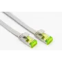 Helos - Patch-Cable - RJ-45 (M) to RJ-45 (M) - 30 cm - U/FTP - CAT 6a - Flat - Grey