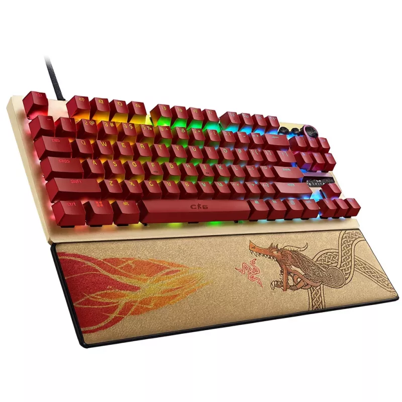 Razer Huntsman V3 Pro Tenkeyless | Gaming Keyboard | Wired | US | Counter-Strike 2 Edition | USB Type-C | Razer Analog Optical Switch Gen-2