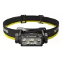 Headband flashlight Nitecore HC60 UHE with 4000 mAh battery, 6-LED, waterproof, shockproof, black/yellow