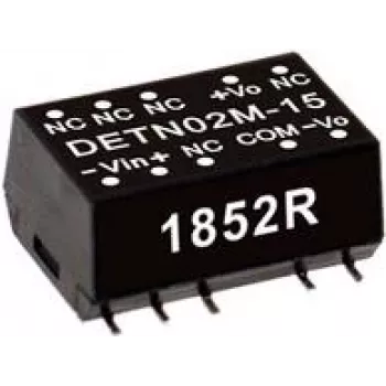 DC-DC converter mean well DETN02L-12 2 W, input 4.5–5.5 V, output 80 mA, 10.9×15.2×7.1 mm