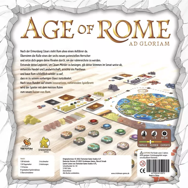 Age of Rome, Board Game