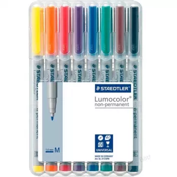 Marker Staedtler 315 WP8 Black Blue Brown Green Orange Red Violet Yellow