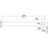 Pendant mount ALLNET ALL-CAM2498-LEP 500mm for camera suspension, compatible with ALL-CAM2498 series