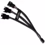 RGB splitter cable Alphacool 18679 Black Plastic 150mm