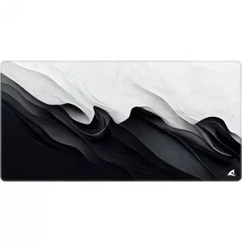 Gaming mouse pad Sharkoon SKILLER SGP40 D12, oriental cherry blossom design, black/white, 1000 x 500 mm