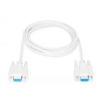 Digitus Serial Connection Cable [1x D-SUB-Socket 9pol. - 1x D-SUB-Socket 9pol.] 2.00 m Beige (AK-610106-020-E)