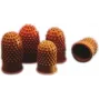 Rexel Thimblettes Velos Size 00 - 15mm Ø Orange Box/10, Orange, Rubber