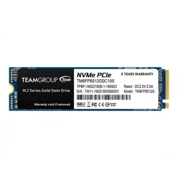 SSD disk Team Group 512 GB M.2 PCI Express 3.0 NVMe MP33