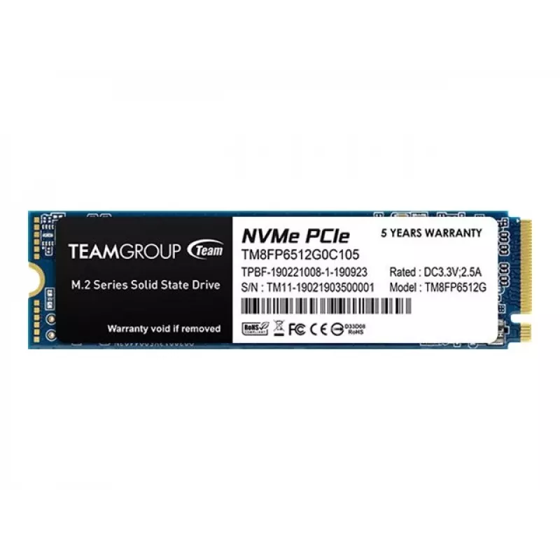 SSD disk Team Group 512 GB M.2 PCI Express 3.0 NVMe MP33