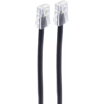 Telephone cable ShiverPeaks BS70083-8/8 3m Black