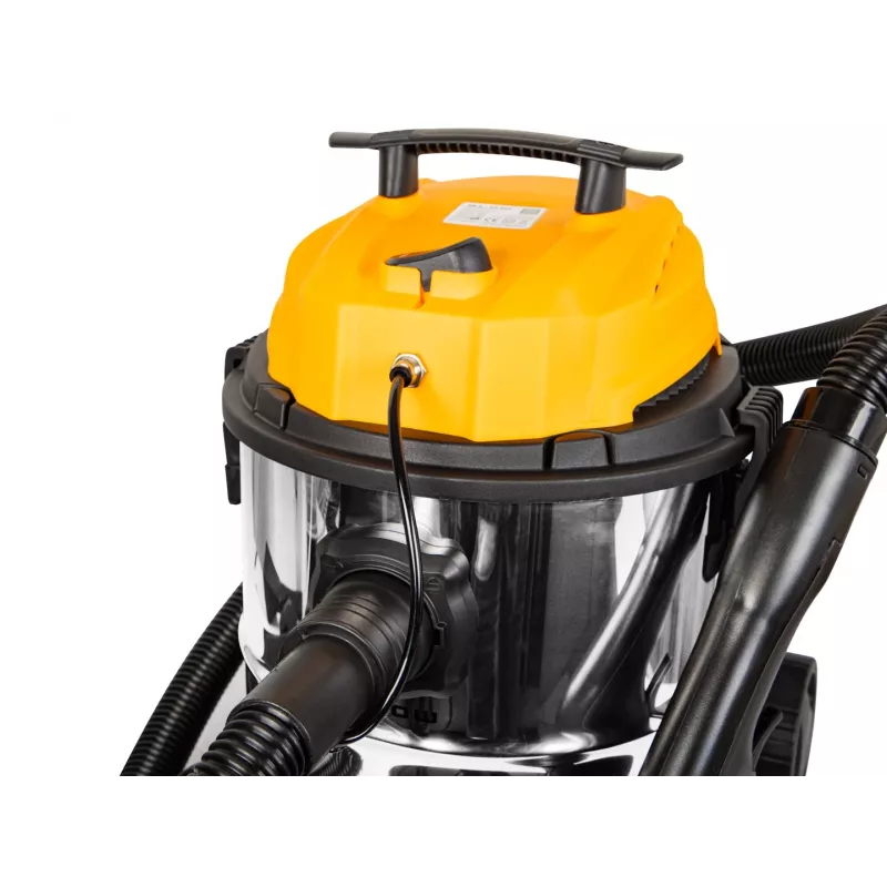 Ride-on washing vacuum cleaner BLOW WDC2300 — dirty water 25 L, fresh water 4.5 L, 1.5 m hose, 6 m cord, 7.35 kg