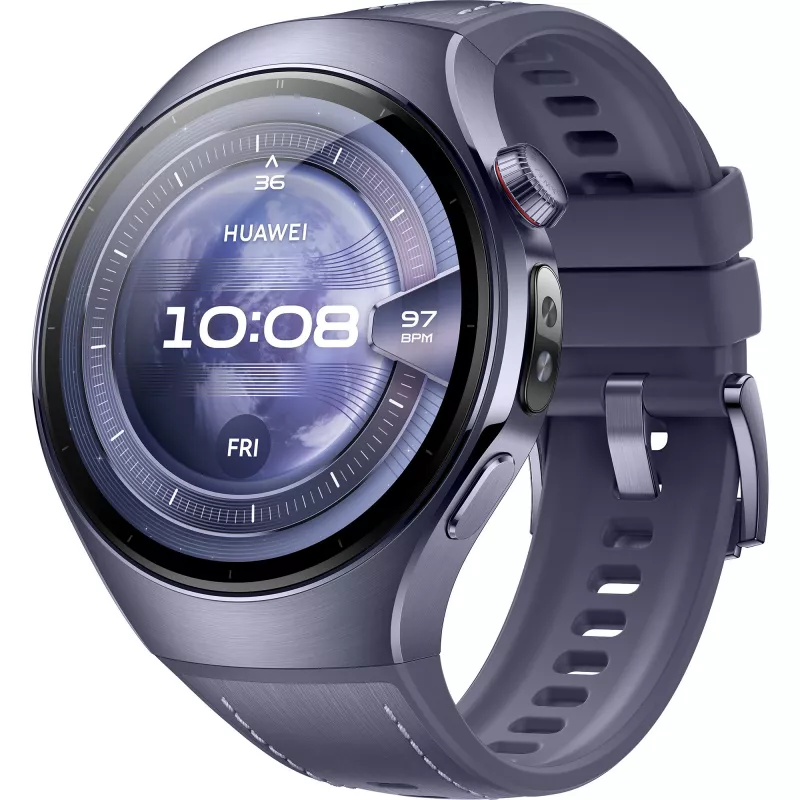 Watch 5 46mm (Rates-L39L), Smartwatch Grey/Violet, Komposit-Watch Strap in grey violet, Enclosure aus Titanium
