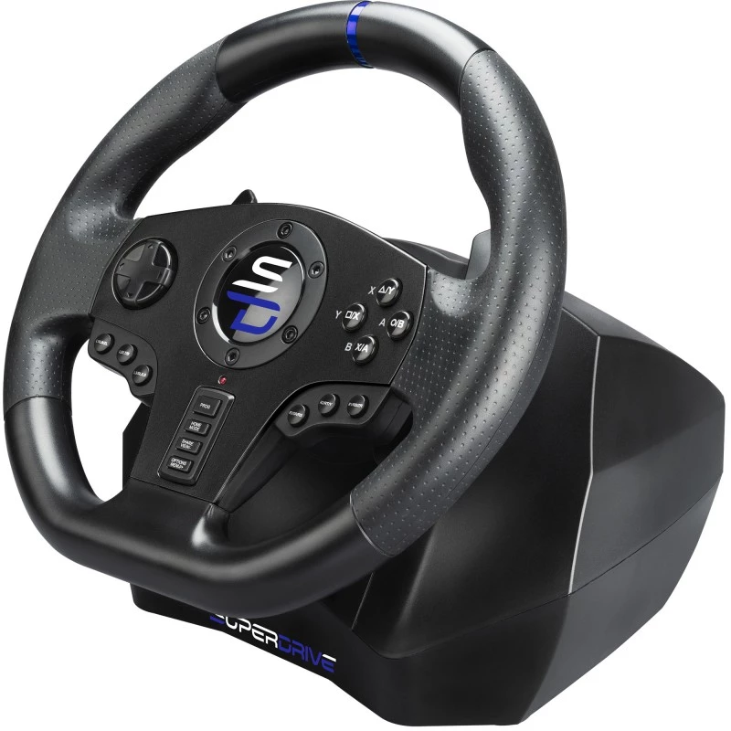 Steering Wheel + Pedals Subsonic SV750 Black 270° Rotation USB