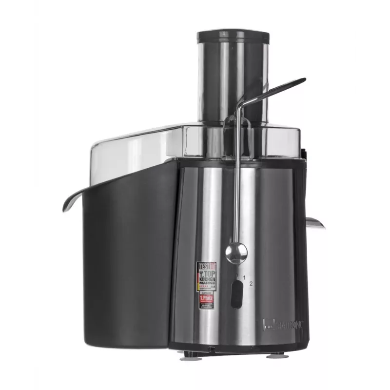 Juice maker CLATRONIC AE 3532 1000 W, stainless steel housing, 2 L pulp container, 2 speeds, anti-drip