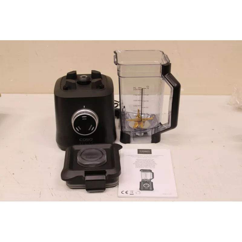 SALE OUT. Caso B 2000 Power Blender, Power 2000 W, Black | Caso Power Blender | B 2000 | Tabletop | 2000 W | Jar material Tritan | Jar capacity 2 L | Ice crushing | Black | DAMAGED