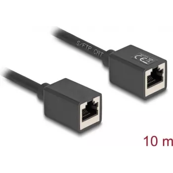 Networking cable DeLOCK 90335 RJ-45 Cat6a 10 m Black