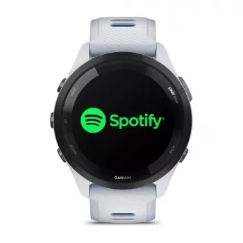 Smartwatch GARMIN Forerunner 265 — 46 mm GFRP case, AMOLED 1.3 inch, GPS/GLONASS/Galileo, 15-day battery, 5 ATM, silicone band