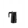 Alessi MT18/3 Espresso Machine Ossidiana, Stainless Steel, Alu, 3.5 x 18.5 x 40.5 cm