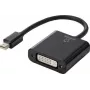 Renkforce RF-4769258 DisplayPort / DVI Adapter [1x Mini-DisplayPort Plug - 1x DVI-Socket 24+5pol.] Black PVC Jacket 15.00 cm (RF-4769258)
