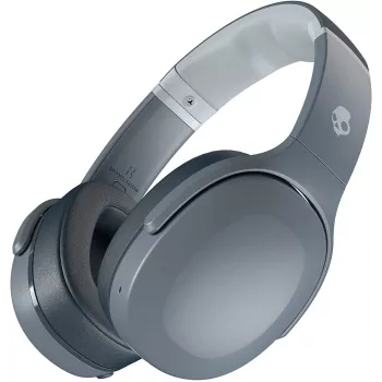Headphones Skullcandy Crusher Evo — wired & Bluetooth, grey, 40 h playback, USB-C, AUX, foldable
