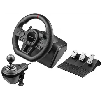 Manual gearbox shifter TRACER TRAJOY47345 — wired 6-in-1 simracer controller, 1.8 m cable, black, ergonomic non-slip grip, 270° rotation