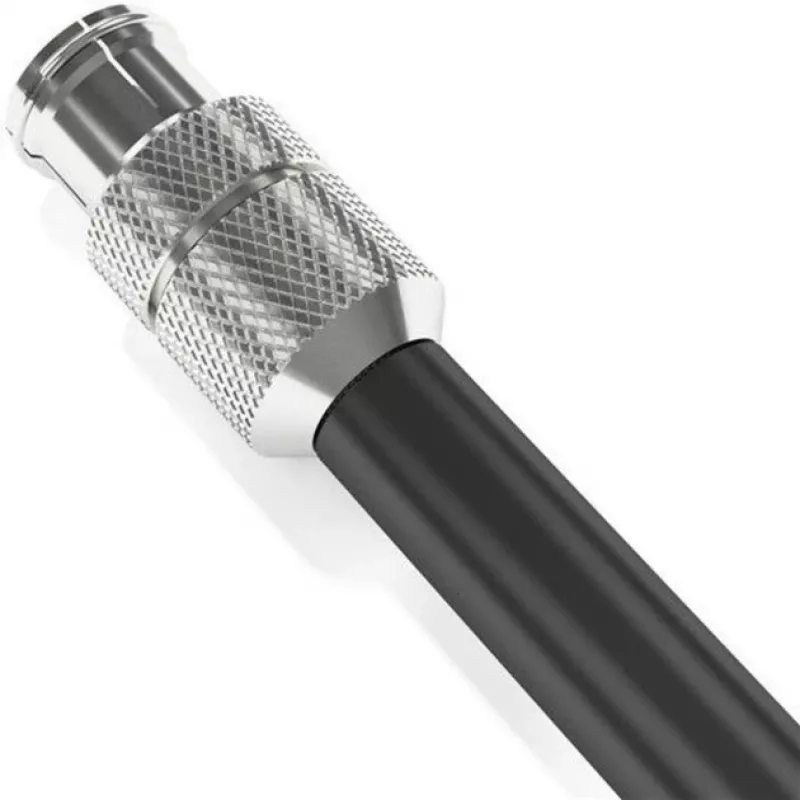 Easy-Installation IEC/Koax-Socket (Silver/Blue, 6,5 - 8,0 mm)