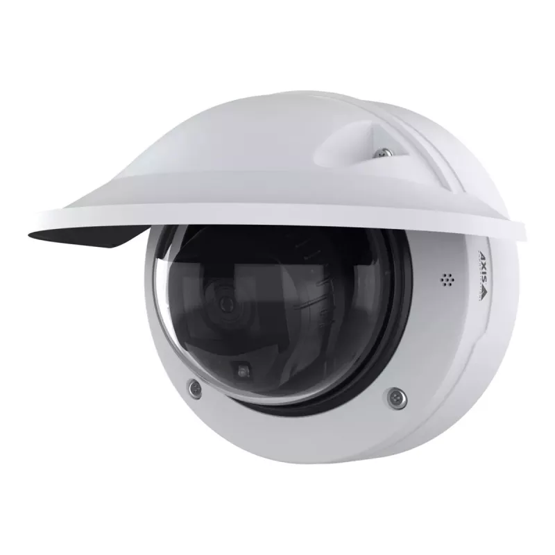IP dome security camera AXIS P3287-LVE — 2592×1944, 3–8.5mm varifocal, 0.02 lx, ceiling/wall, indoor/outdoor
