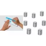 Cylinder Neodymium Magnet sigel B3103 — 8×10 mm, nickel plated, holding power for 6 sheets