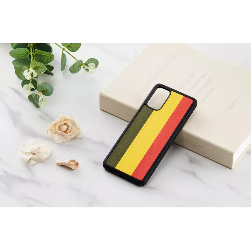 Protective phone case Man and Wood Galaxy S20+ reggae black