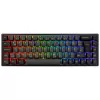 AKKO 3068B Plus Black&Gold Wireless Gaming Keyboard, mechanisch, RGB - V3 Cream Yellow, ISO (DE), black